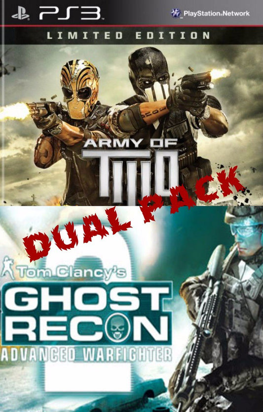Army Of Two  + Ghost Recon 2 Dual Pack Ps3